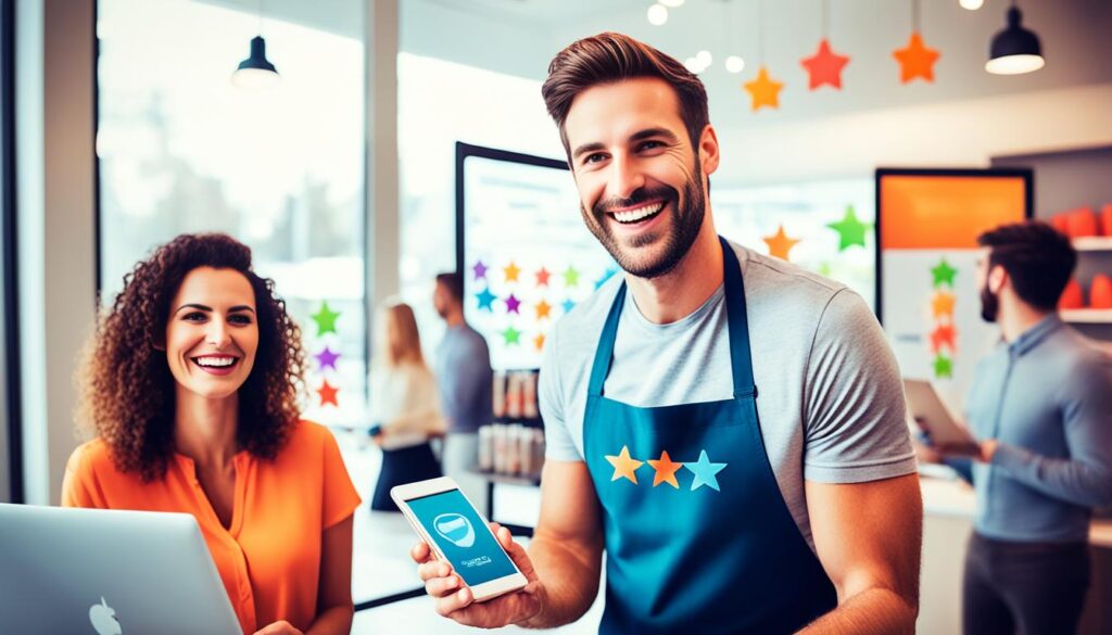 Customer engagement and positive reviews Customer engagement and positive reviews