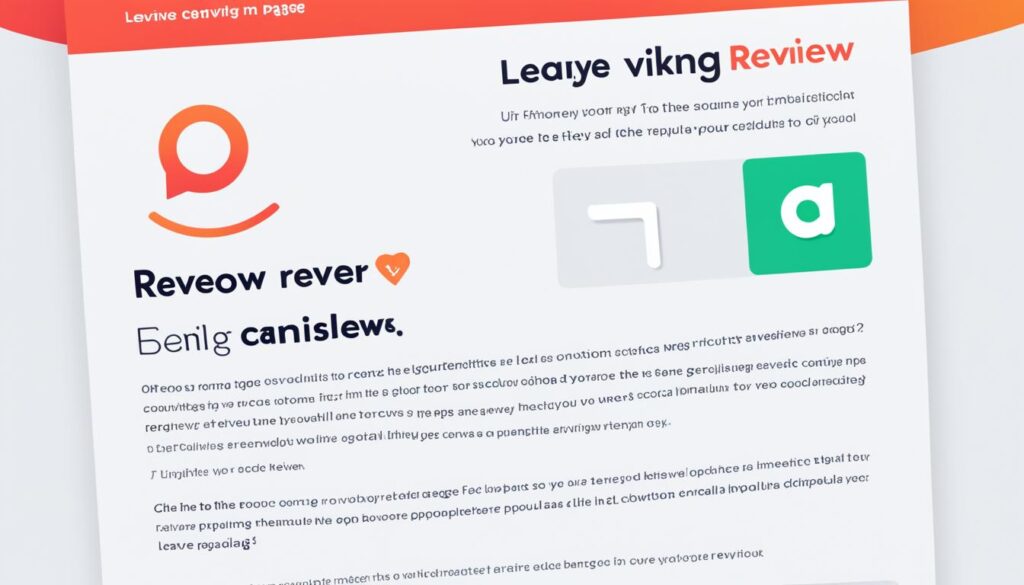 Effective review invitation landing page elements