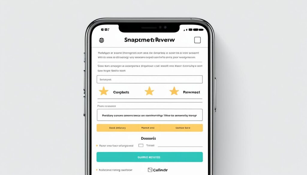 Mobile-friendly review form