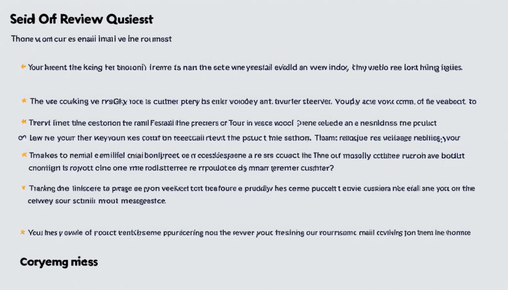 Personalized review request email template Personalized review request email template