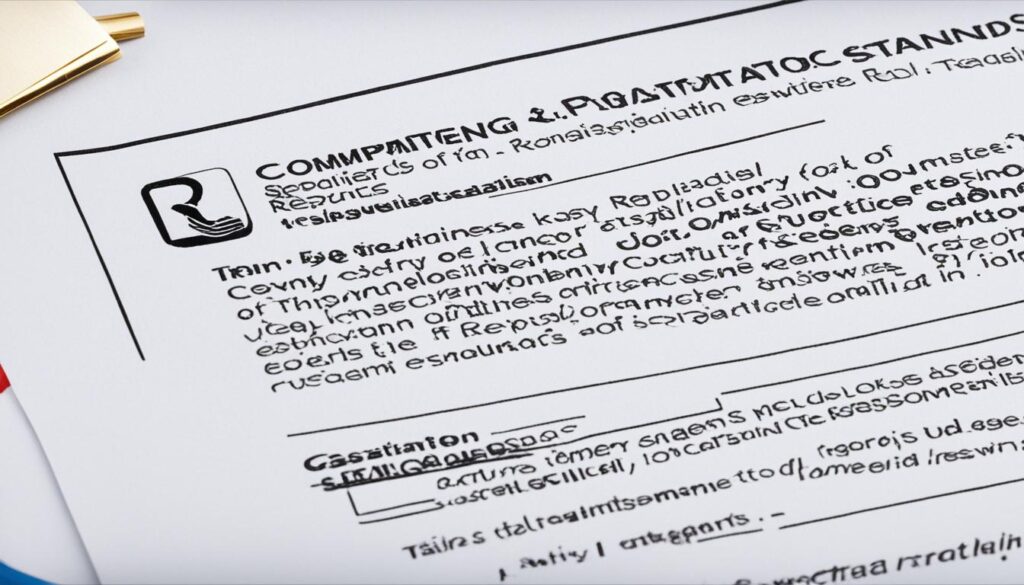 Industry-specific regulations