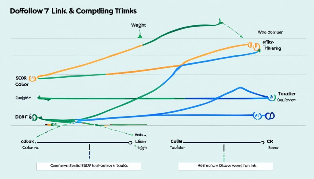 Dofollow and nofollow links comparison