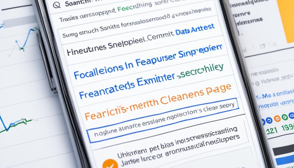 Featured snippets optimization