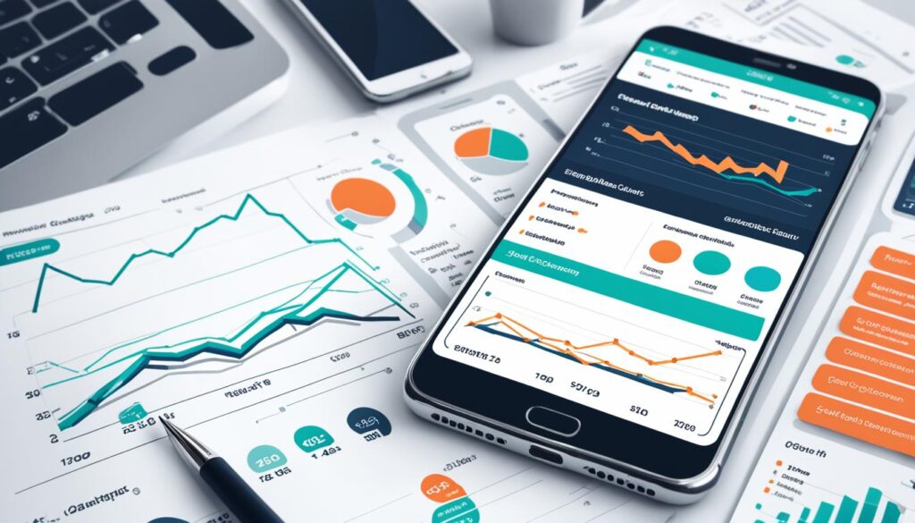 Mobile SEO analytics dashboard