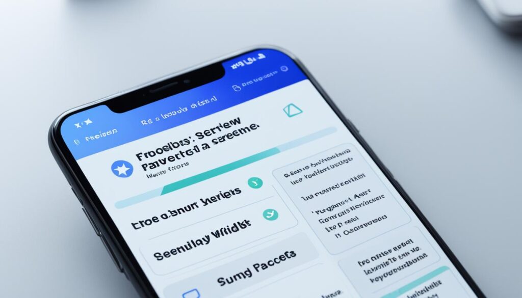 Fluid layouts for review widgets