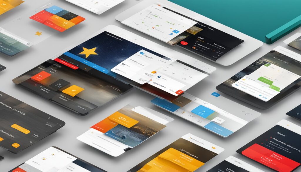 Interactive review widgets