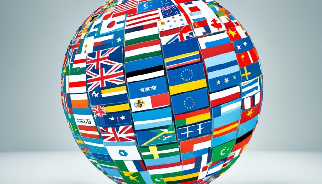 Multilingual review widget features