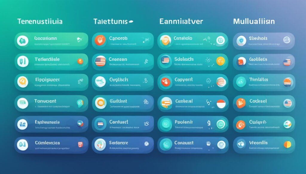 Multilingual support for review widgets