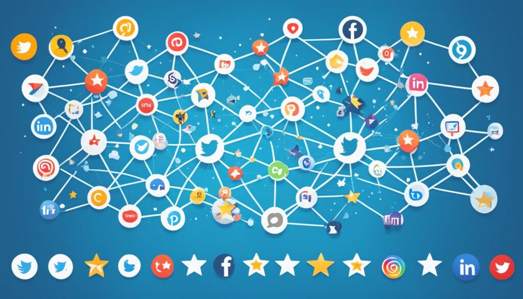 Social media integration for review widgets