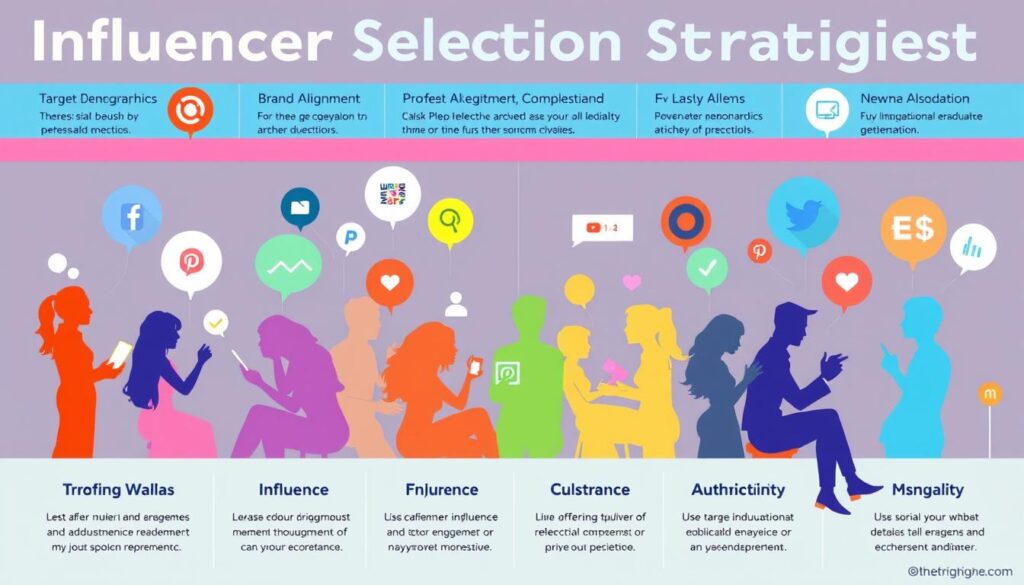 Influencer selection strategies