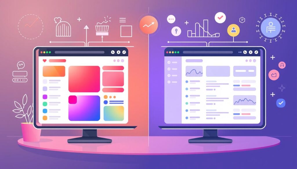 A/B testing for product updates