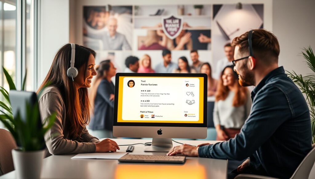 Review management building customer trust